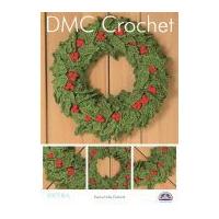 DMC Festive Holly Garland Christmas Wreath Petra Crochet Pattern