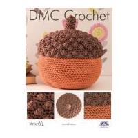 DMC Acorn Cushion Natura Crochet Pattern Super Chunky