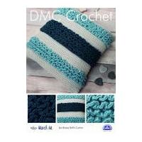 DMC Home Sea Breeze Ruffle Cushion Natura Crochet Pattern Aran