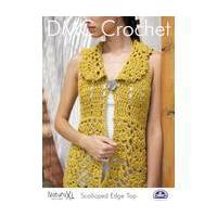 DMC Natura XL Scalloped Edge Top Crochet Pattern