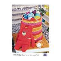 DMC Natura XL Amigurumi Bear and Storage Tub Crochet Pattern