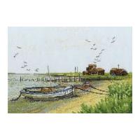 DMC Boats at Walberswick Counted Cross Stitch Kit