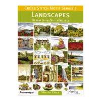 dmc landscapes cross stitch motif pattern book series 5