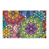 DMC Statement Flowers Counted Cross Stitch Kit