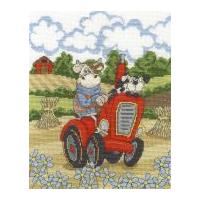 DMC Cruising Cow Counted Cross Stitch Kit