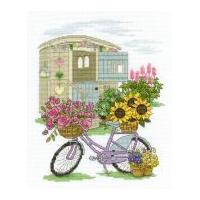 DMC Flowery Bicycle Counted Cross Stitch Kit