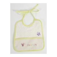 dmc ready to cross stitch baby my first spring bib