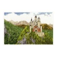 dmc neuschwanstein castle counted cross stitch kit