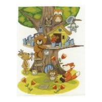 dmc building the treehouse counted cross stitch kit