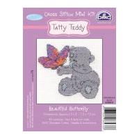 DMC Me to You Tatty Ted Beautiful Butterfly Counted Cross Stitch Kit