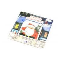 DMC Christmas Cross Stitch Card Kit Father Christmas with his Cat & Dog
