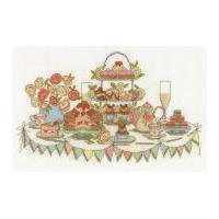 DMC Afternoon Tea Party Counted Cross Stitch Kit