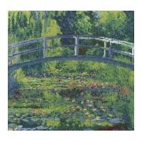 dmc the waterlily pond counted cross stitch kit