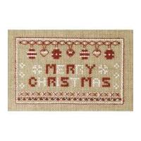 DMC Merry Christmas Card Counted Cross Stitch Kit