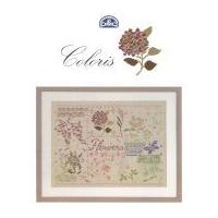 dmc mouline coloris flowers cross stitch book