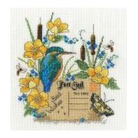 dmc kingfisher counted cross stitch kit