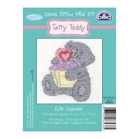 DMC Me to You Tatty Ted Cute Cupcake Counted Cross Stitch Kit