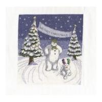 dmc merry christmas counted cross stitch kit