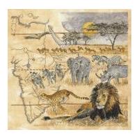 DMC African Heartlands Counted Cross Stitch Kit