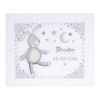 DMC First Name Sampler Neutral Counted Cross Stitch Kit