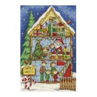 DMC Santa's Grotto Counted Cross Stitch Kit