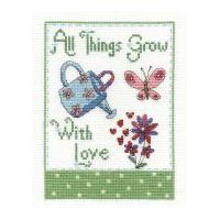DMC All Things Grow with Love Counted Cross Stitch Kit