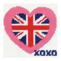 DMC Childrens Beginner Tapestry Kit British Hearts