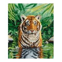 DMC Tiger Pool Counted Cross Stitch Kit