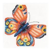 DMC Peacock Butterfly Counted Cross Stitch Kit