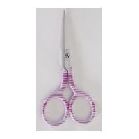 DMC Pink Stripes Design Embroidery Scissors