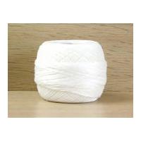 DMC Cordonnet Cotton Crochet Thread Size 100 Blanc