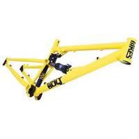 dmr bolt 2017 mountain bike frameset yellow 145 inch