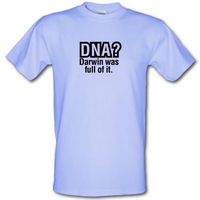 DNA Darwin Was Full Of It male t-shirt.