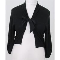 dnky size xs black silk and cashmere cardigan