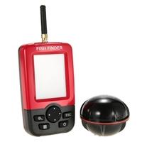Docooler Portable Color LCD Fish Finder Wireless Sonar Sensor Transducer Fishfinder Fish Alarm Depth Locator Fishing Equipment with LED Backlight