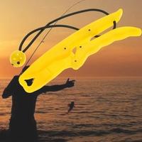 Docooler Plastic Noctilucent Fish Plastic Grip Floating Fish Gripper Fish Lip Grip Grabber Fish Keeper Controller Lipper with Elastic Lanyard Cord