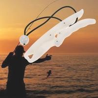 Docooler Plastic Noctilucent Fish Plastic Grip Floating Fish Gripper Fish Lip Grip Grabber Fish Keeper Controller Lipper with Elastic Lanyard Cord