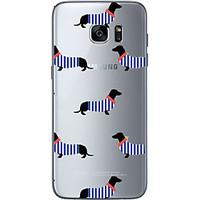 Dog 1 Soft Material For Compatibility TPU For Samsung Galaxy S6 Edge Plus S6 S7 Edge S7