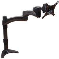 double arm flat screen desk mount for screens up to 24quot max weight