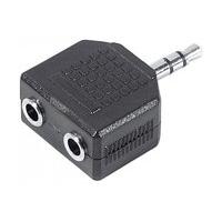 double stereo adapter 35 mm jack