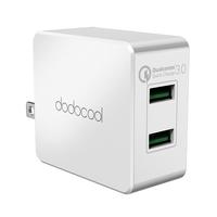 dodocool 36w quick charge 30 2 port usb wall charger power adapter wit ...