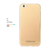 dodocool Ultra Thin Slim Clear Transparent Soft TPU Back Case Cover Skin Protective Shell for 4.7\'\' Apple iPhone 6 Yellow