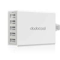 dodocool 40w 8a 5 port usb charging station travel wall charger power  ...