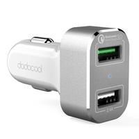 dodocool 30w 2 port usb car charger with quick charge 30 for lg g5 htc ...