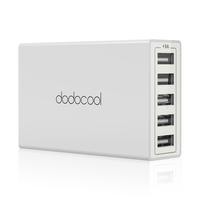 dodocool 40W 8A 5-Port USB Charging Station Travel Wall Charger Power Adapter with 1.5m Detachable AC Power Cord for iPhone / iPad / Android Smartphon