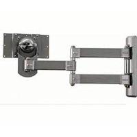double arm flat screen wall mount with tilt and swivel 15quot 42ampquo