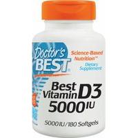 Doctor\'s Best Best Vitamin D3 5, 000 IU/180 Softgels