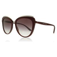 Dolce and Gabbana 4304 Sunglasses Bordeaux 30918H 57mm