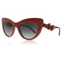 Dolce and Gabbana 4302B Sunglasses Red 30888G 50mm