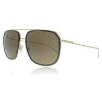 Dolce and Gabbana 2165 Sunglasses Brown Pale Gold 488/73 58mm